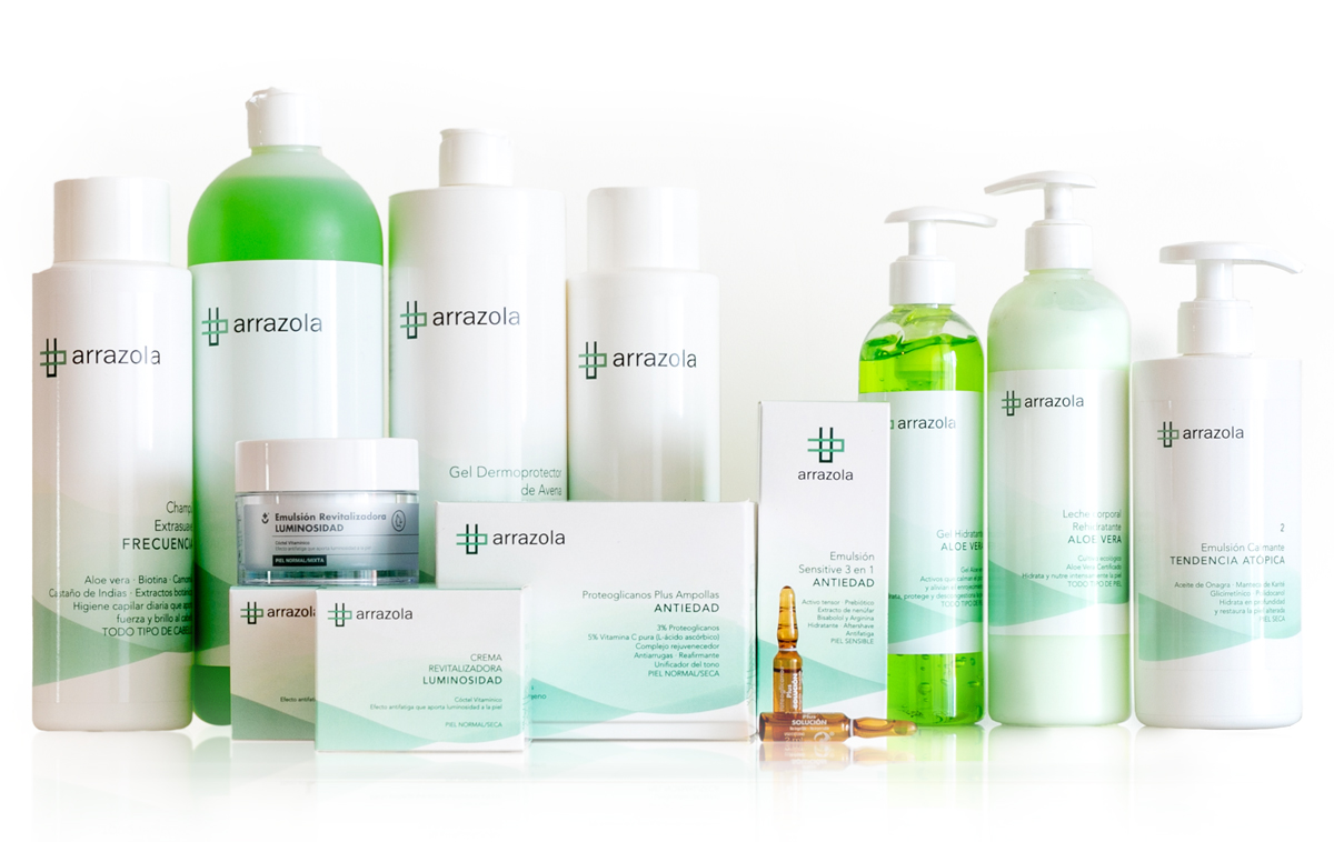 gama completa de productos farmacia arrazola